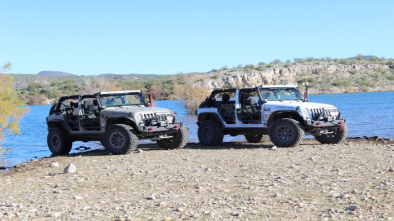 2.5 Inch Lift Kit Jeep JK at Iron Rock Off- Road for Performance